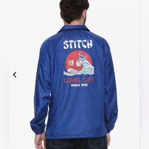 Disney  Stitch Living Life Worldwide Windbreaker -Size Small